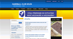 Desktop Screenshot of hc-kolin.cz